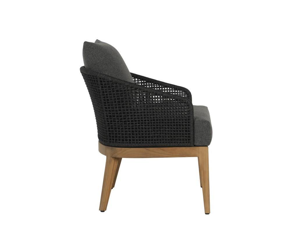 Capri Lounge Chair - Natural - Gracebay Grey - Maison Vogue