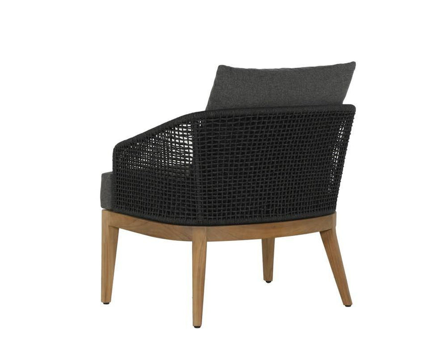 Capri Lounge Chair - Natural - Gracebay Grey - Maison Vogue