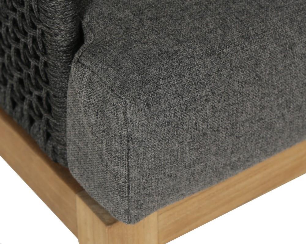 Capri Lounge Chair - Natural - Gracebay Grey - Maison Vogue