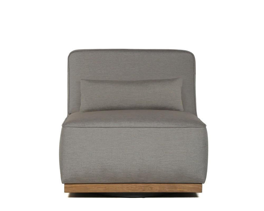 Carbonia Swivel Lounge Chair - Pallazo Taupe - Maison Vogue