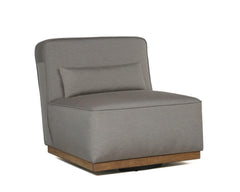 Carbonia Swivel Lounge Chair - Pallazo Taupe - Maison Vogue