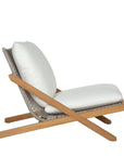 Bari Lounge Chair - Natural - Regency White - Maison Vogue