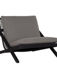 Bari Lounge Chair - Charcoal - Gracebay Grey - Maison Vogue