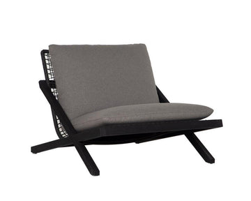 Bari Lounge Chair - Charcoal - Gracebay Grey - Maison Vogue