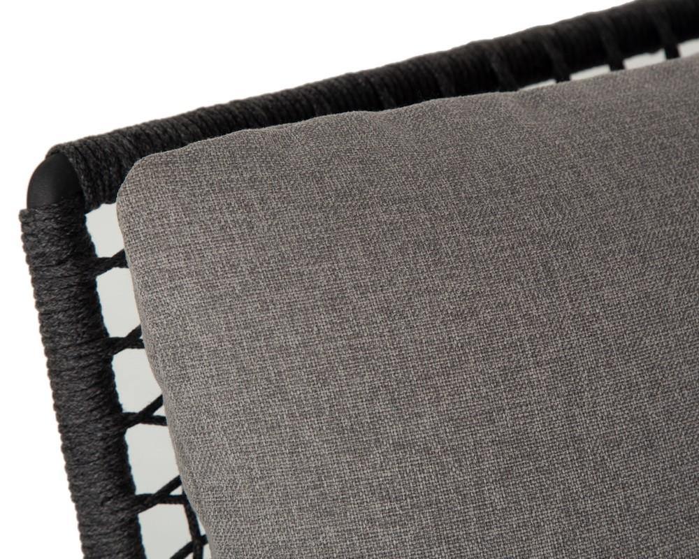 Bari Lounge Chair - Charcoal - Gracebay Grey - Maison Vogue