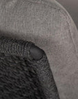 Bari Lounge Chair - Charcoal - Gracebay Grey - Maison Vogue