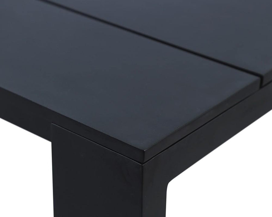 Lucerne Dining Table - Black - Sterling Black - 70