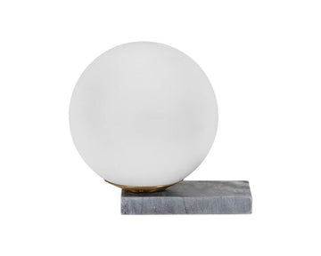Elara Table Lamp - Grey Marble - Maison Vogue