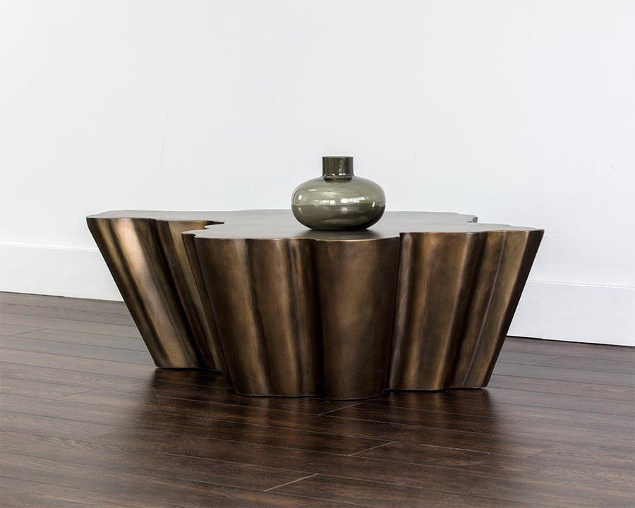 Lynx Coffee Table - Antique Bronze - Maison Vogue
