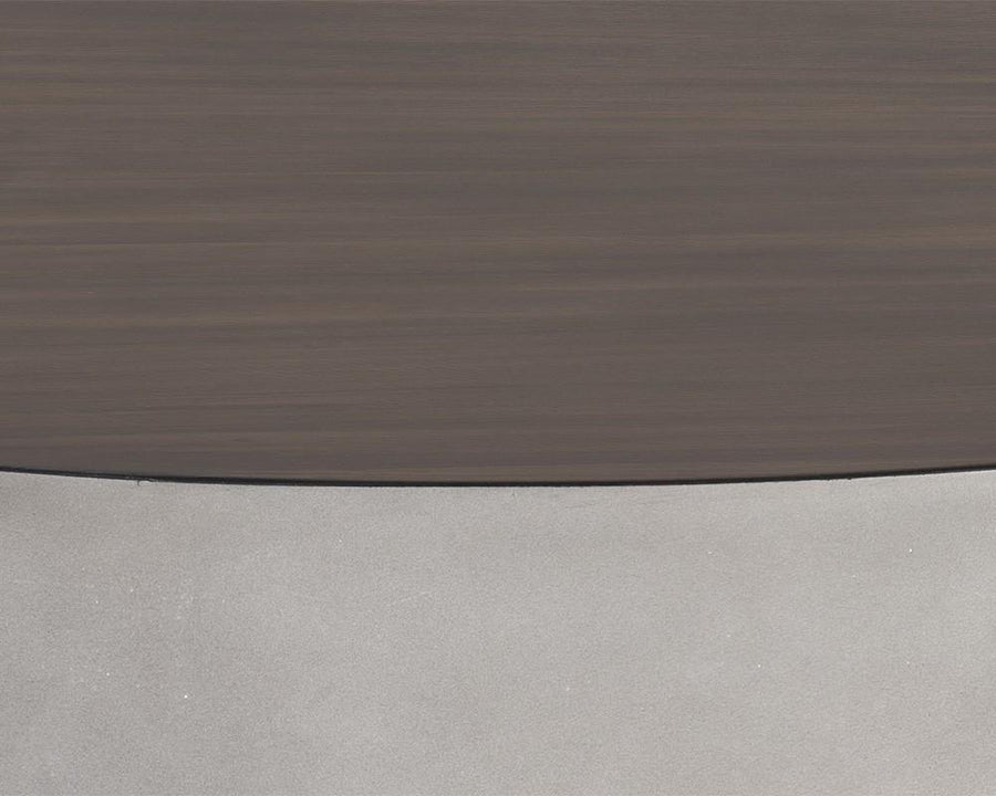 Diaz Coffee Table - Grey - Wood Grain Brown - Maison Vogue