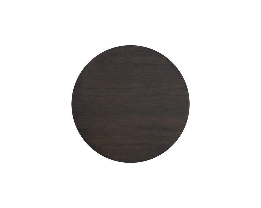Diaz End Table - Grey - Wood Grain Brown - Maison Vogue