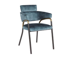 Sharqui Dining Armchair - Nono Petrol - Maison Vogue