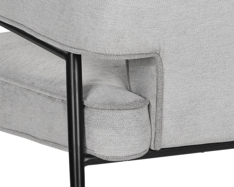 Derome Lounge Chair - Polo Club Stone - Maison Vogue