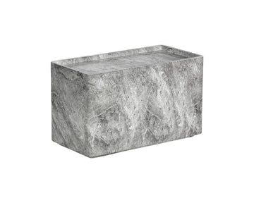 Liza Side Table - Marble Look - Grey - Maison Vogue