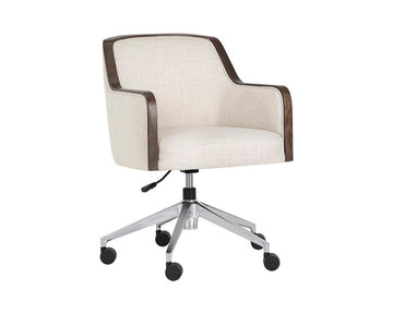 Foley Office Chair - Effie Linen - Maison Vogue