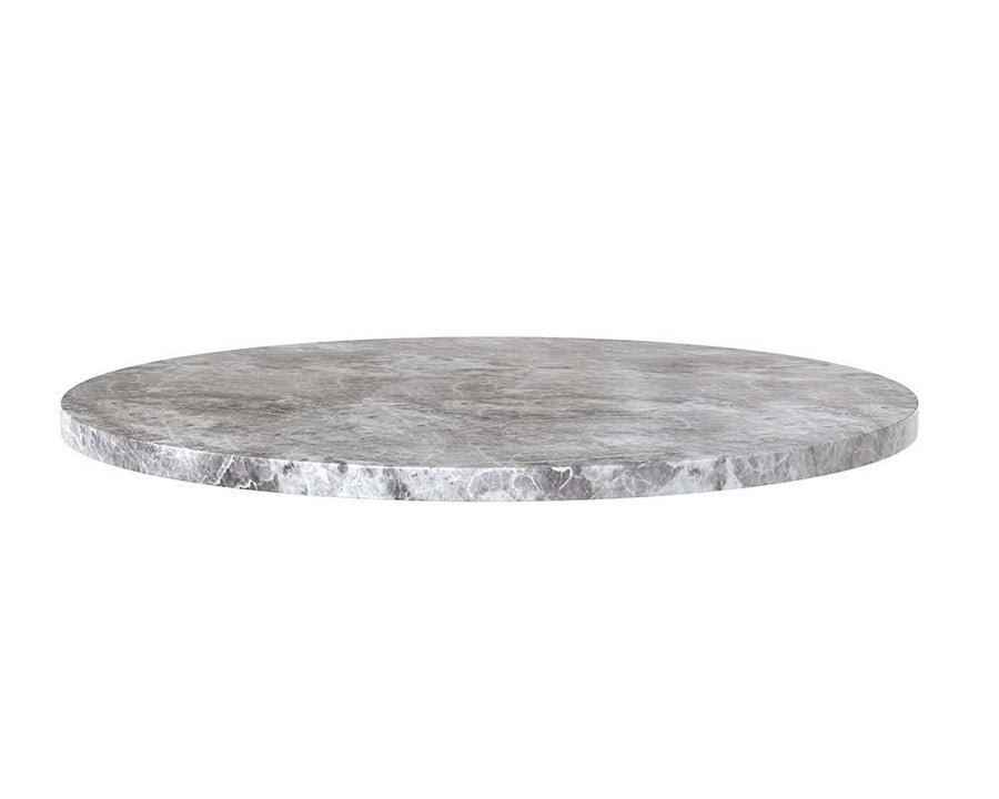 Cypher Dining Table Top - Marble Look - Grey - 55