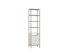 Ambrose Modular Bookcase - Small - Champagne Gold - Cream - Maison Vogue