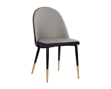 Kline Dining Chair - Dillon Stratus / Dillon Black - Maison Vogue