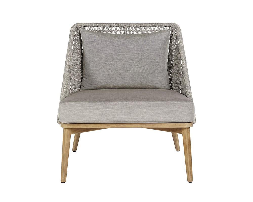 Andria Lounge Chair - Grey - Pallazo Taupe - Maison Vogue