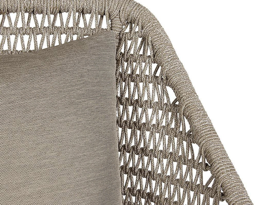 Andria Lounge Chair - Grey - Pallazo Taupe - Maison Vogue