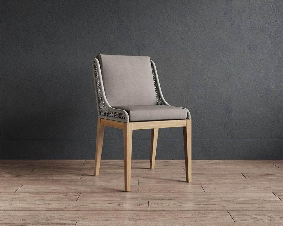 Sorrento Dining Chair - Natural - Pallazo Taupe - Maison Vogue