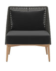 Andria Lounge Chair - Regency Black - Maison Vogue