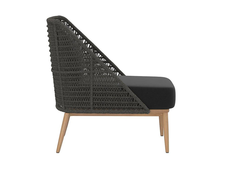 Andria Lounge Chair - Regency Black - Maison Vogue
