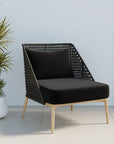 Andria Lounge Chair - Regency Black - Maison Vogue