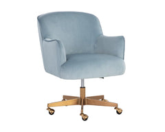Karina Office Chair - Cornflower Blue Sky - Maison Vogue