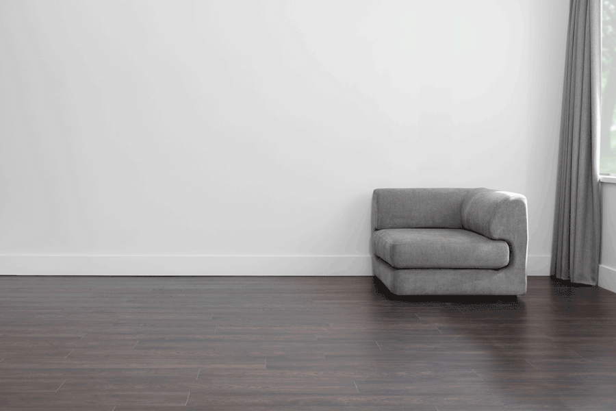 Harmony Modular - Armless Chair - Danny Dark Grey - Maison Vogue