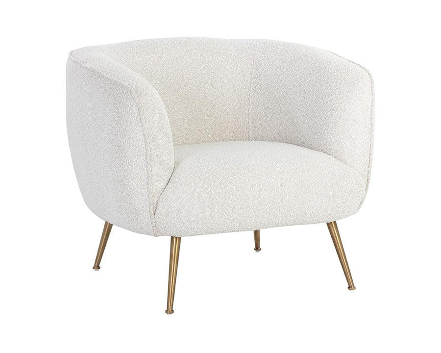 Amara Lounge Chair - Copenhagen White - Maison Vogue