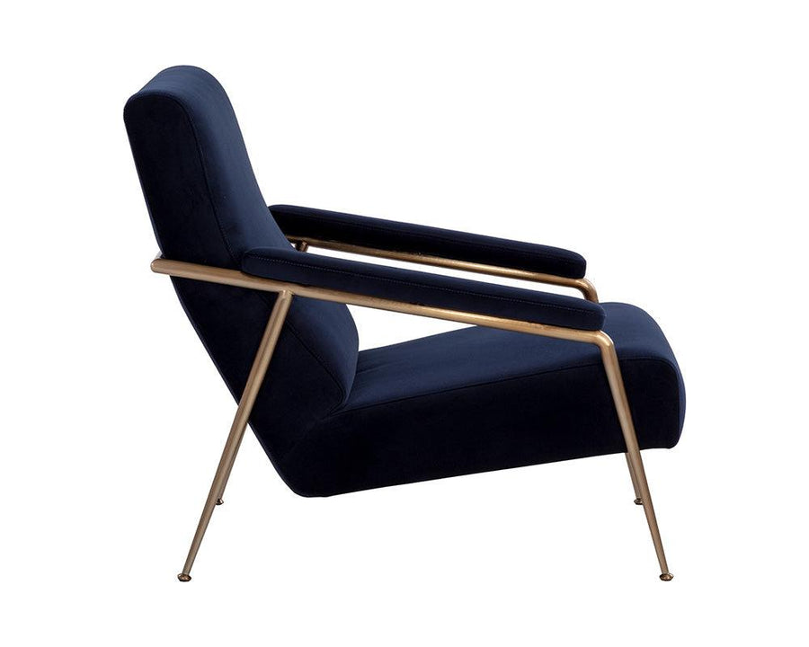 Tutti Lounge Chair - Abbington Navy - Maison Vogue