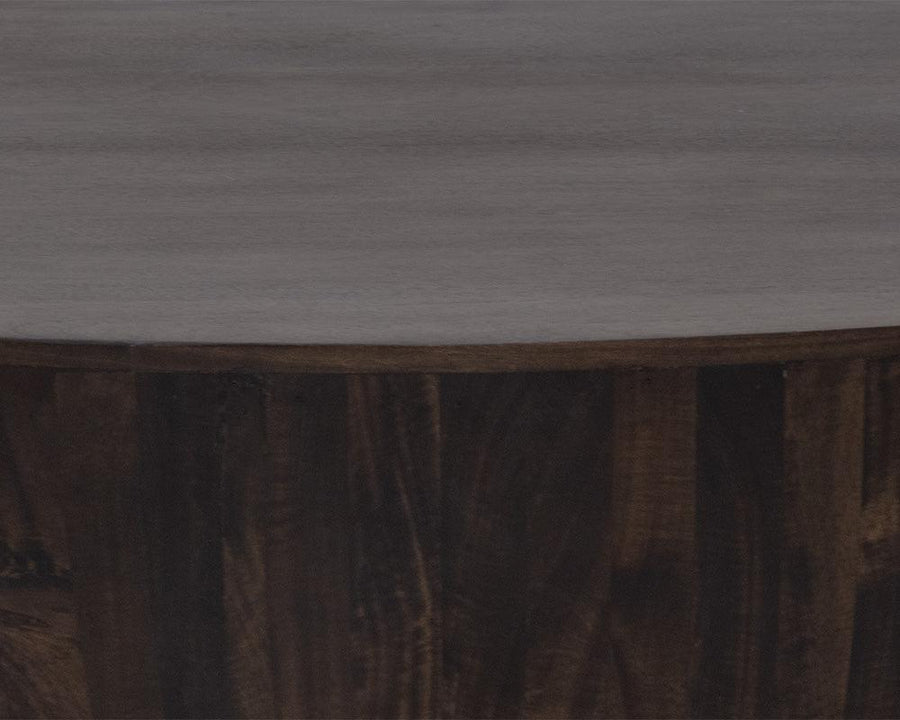 Kinsley Coffee Table - Dark Brown - Maison Vogue