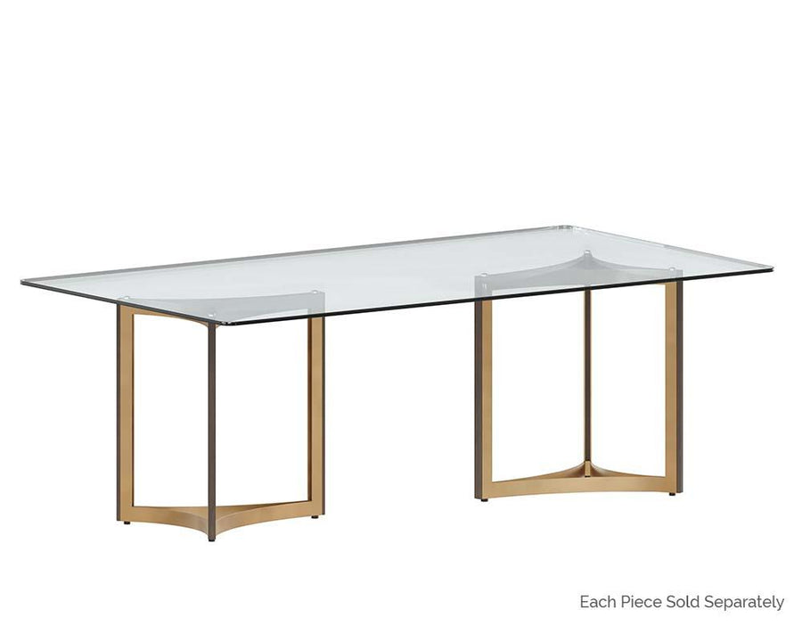 Mendoza Dining Table Base (set Of 2) - Maison Vogue