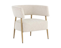 Maestro Lounge Chair - Dove Cream - Maison Vogue