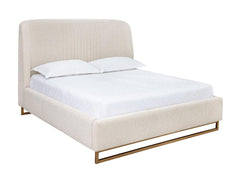 Nevin Bed - King - Dove Cream - Maison Vogue