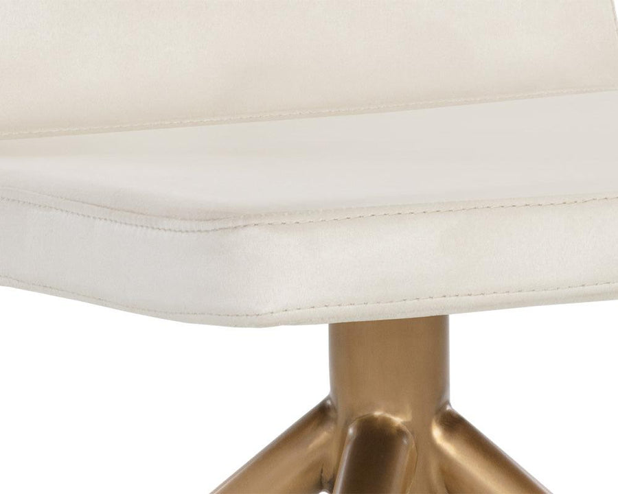 Hilda Swivel Dining Chair - Vienna Cream - Maison Vogue
