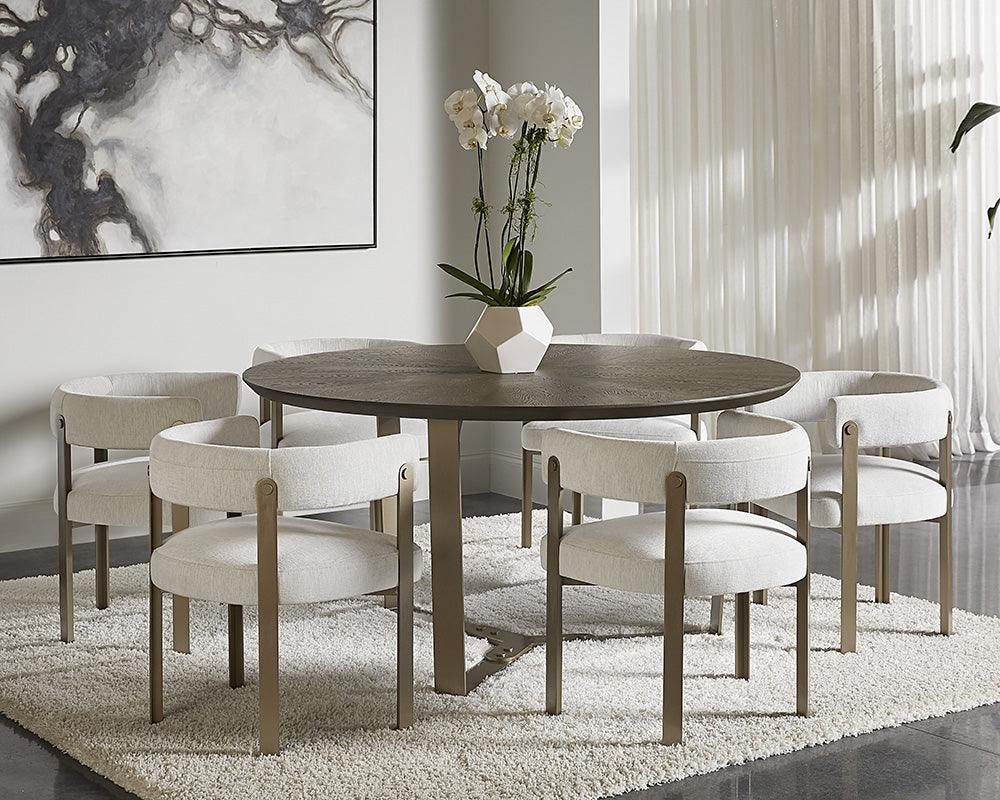 Mae Dining Armchair - Ernst Silverstone - Maison Vogue
