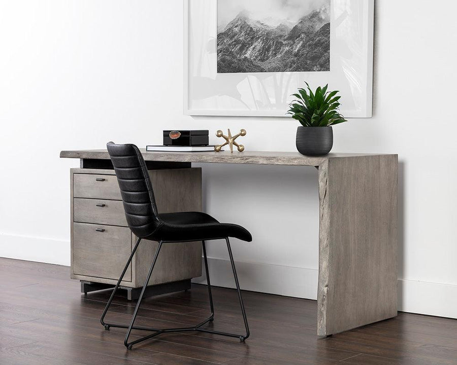 Lewis Desk - Grey - Maison Vogue