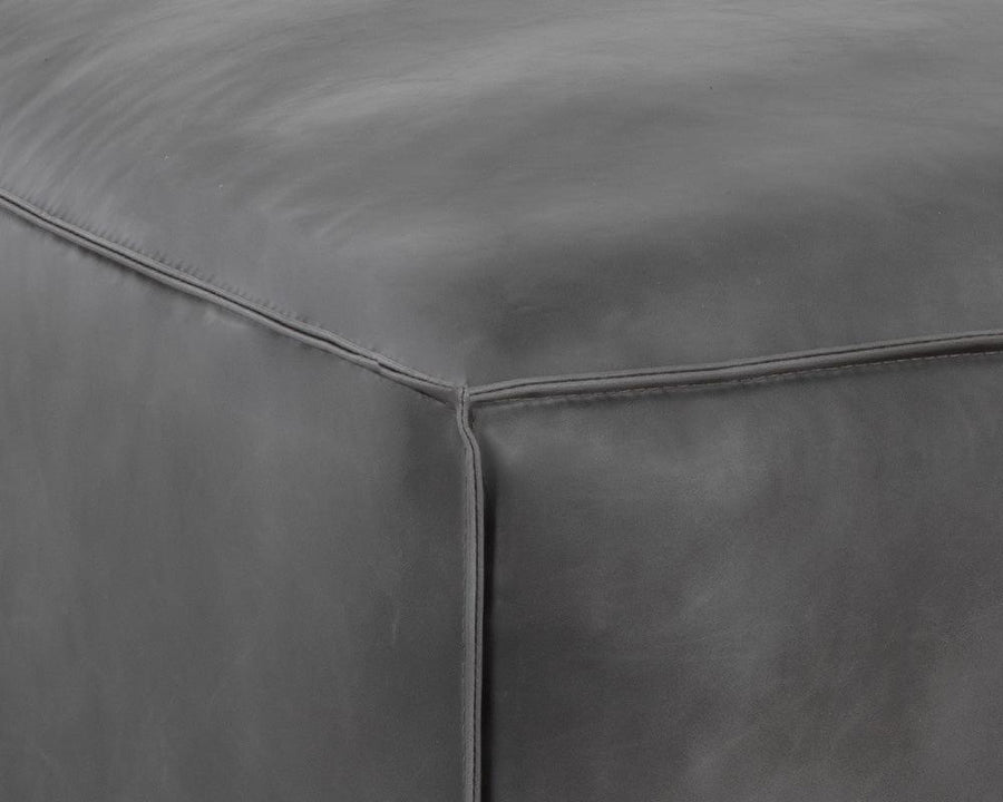 Liron Ottoman - Overcast Grey - Maison Vogue