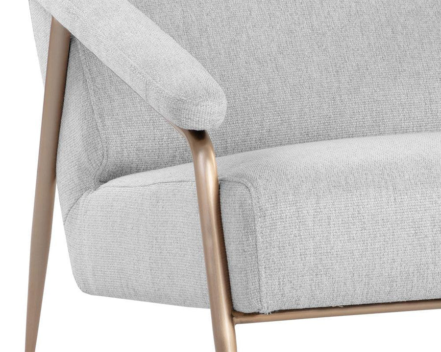 Tutti Lounge Chair - San Remo Winter Cloud - Maison Vogue