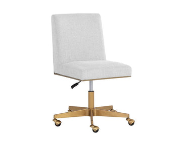 Dean Office Chair - Brushed Brass - Ernst Silverstone - Maison Vogue