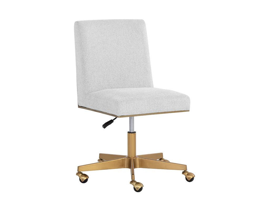 Dean Office Chair - Brushed Brass - Ernst Silverstone - Maison Vogue