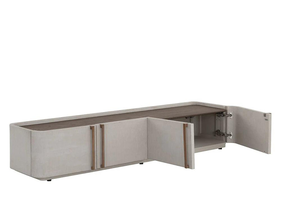 Jamille Media Console And Cabinet - Maison Vogue