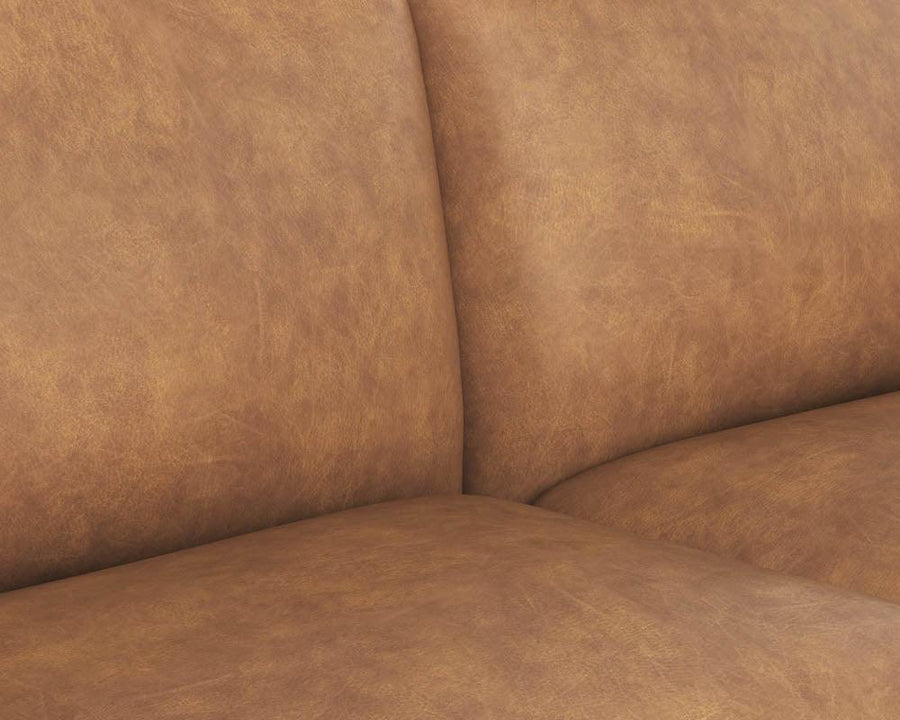 Brandi Sofa Chaise - Raf - Camel Leather - Maison Vogue