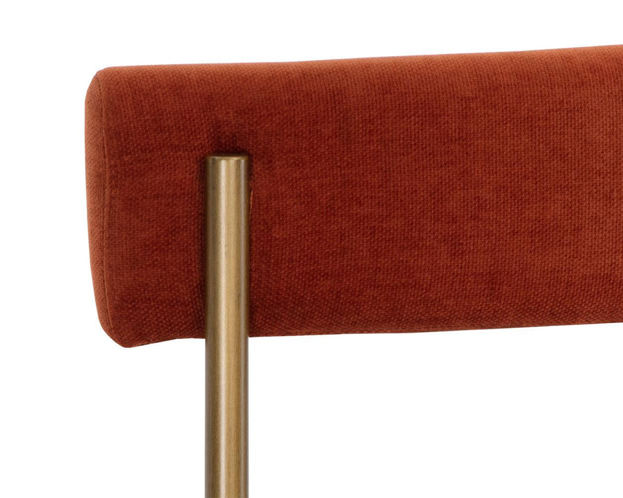 Seneca Dining Chair - Antique Brass - Danny Rust - Maison Vogue