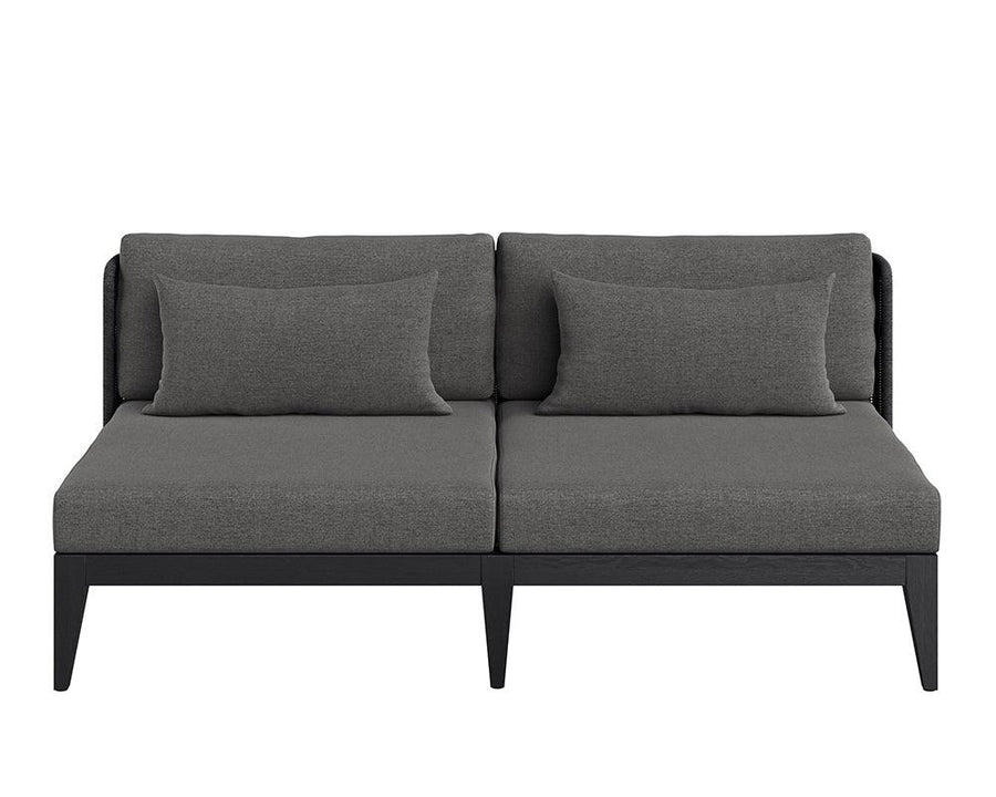 Ibiza 2 Seater Sofa - Charcoal - Gracebay Grey - Maison Vogue