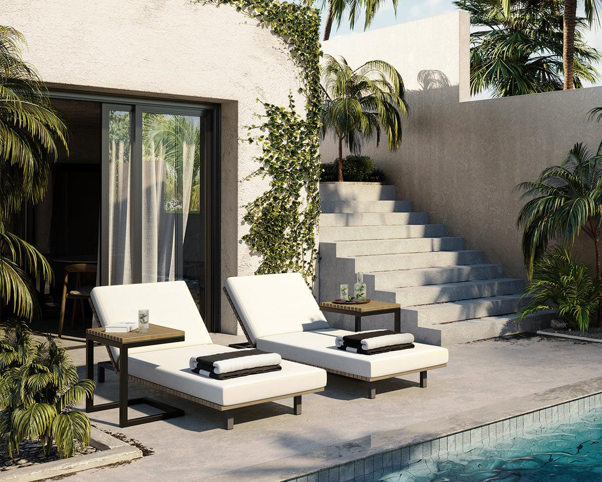 Geneve Lounger - Palazzo Cream - Maison Vogue