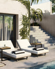 Geneve Lounger - Palazzo Cream - Maison Vogue