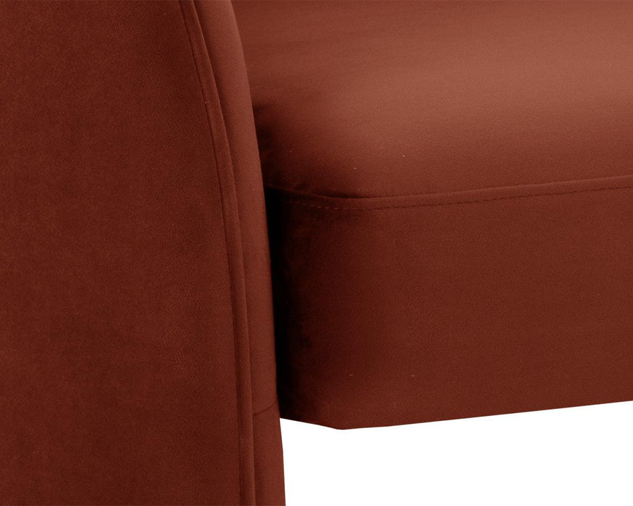 Rosalia Lounge Chair - Meg Rust - Maison Vogue
